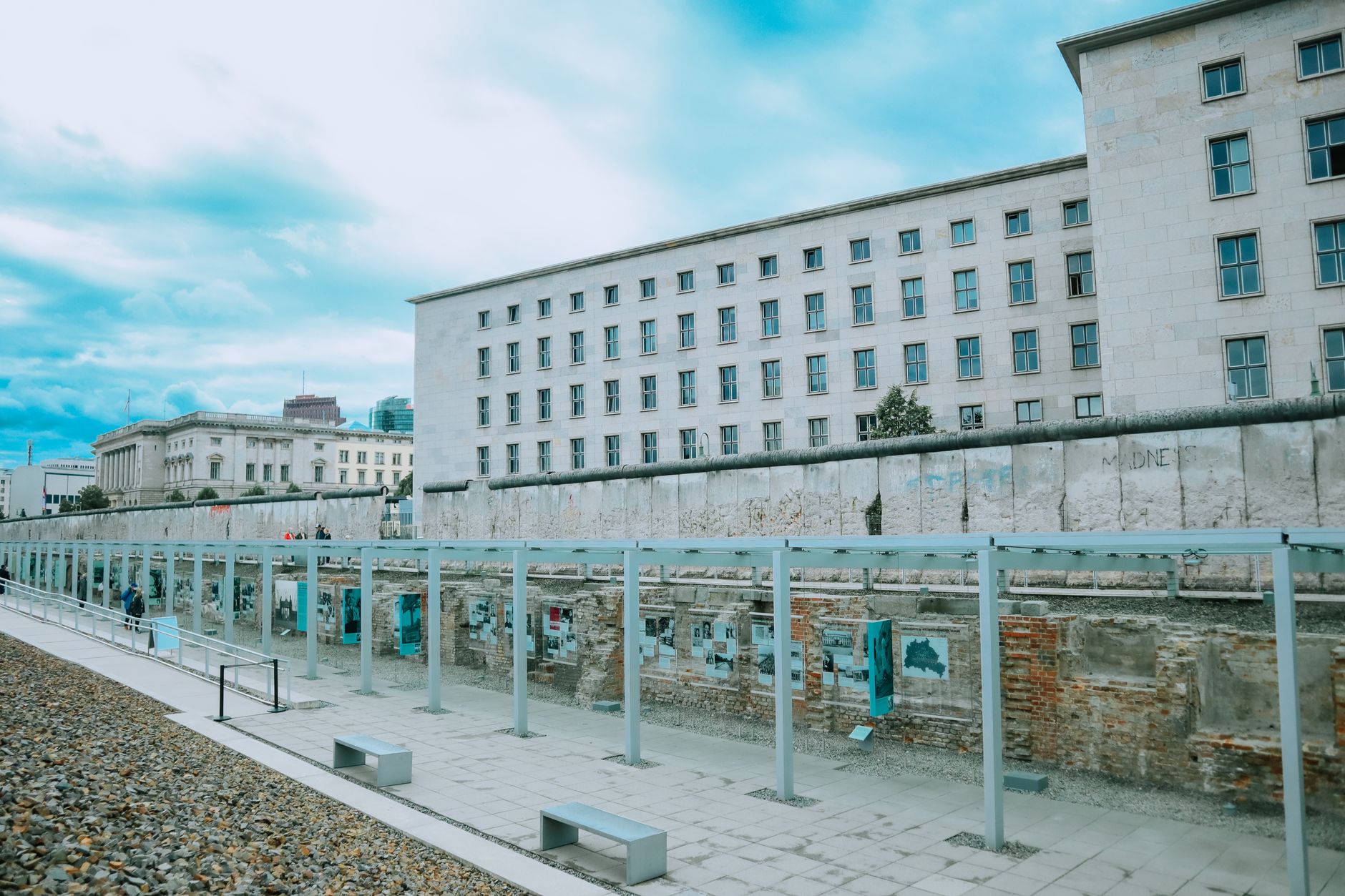 Remaining sections of the Berlin Wall in the city