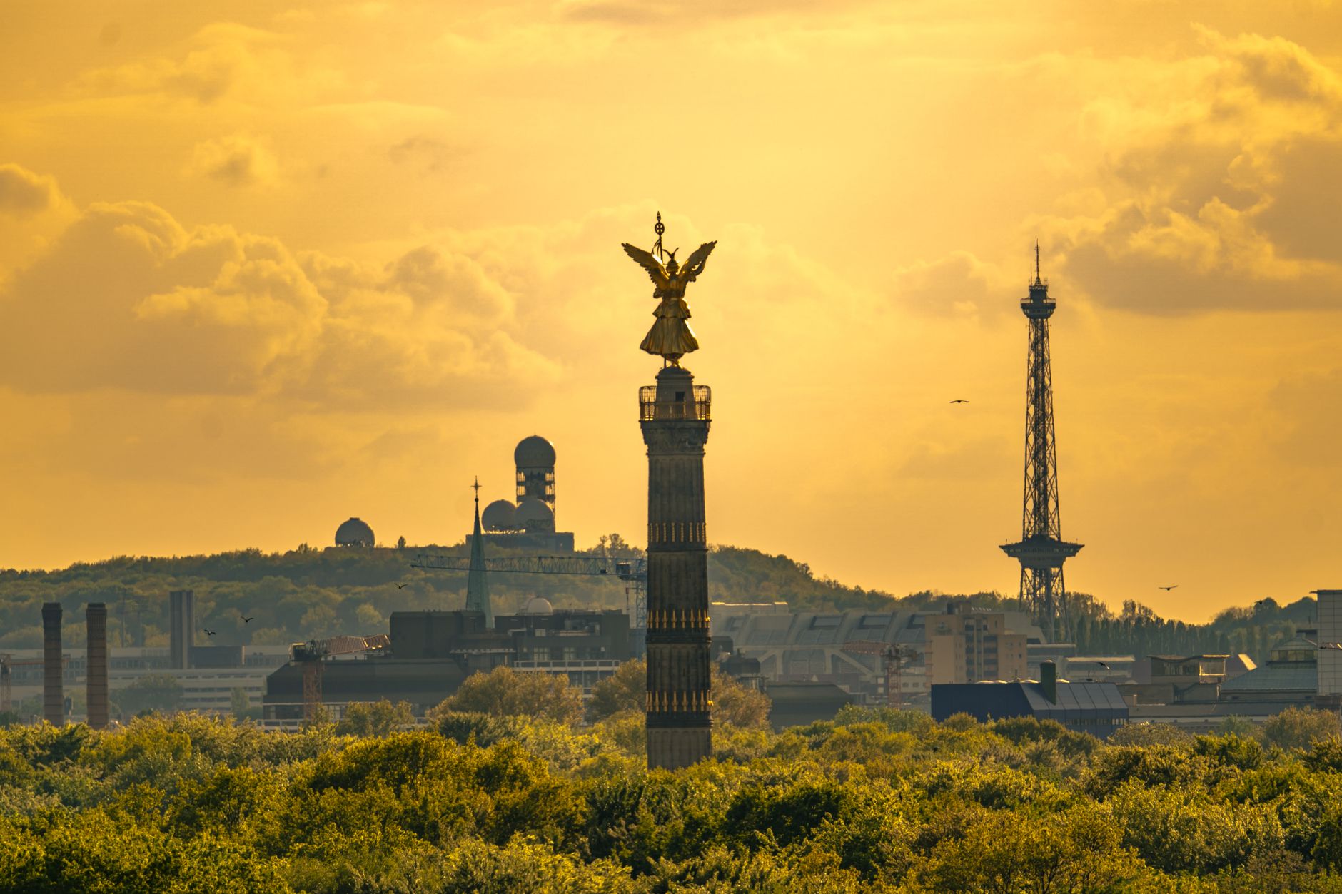 The Victory Column in Berlin's Tiergarten